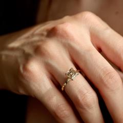 Nangi fine jewelry - ring in yellow gold