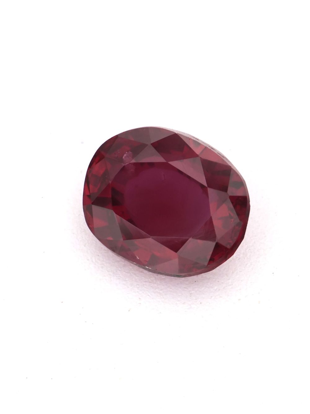 0.53 ct Unheated Royal Red Ruby, Oval