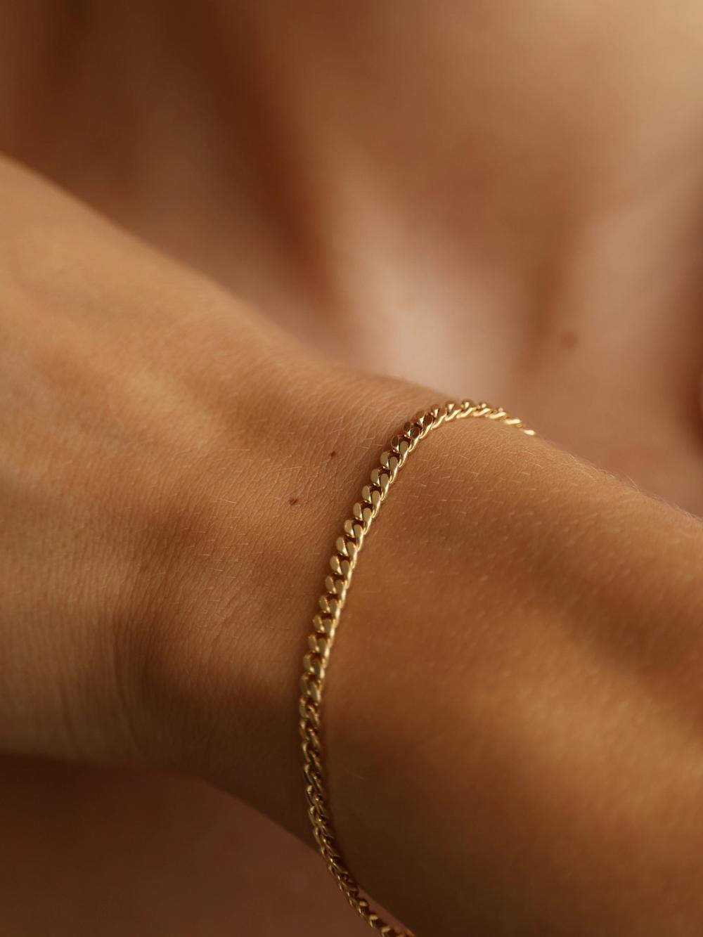 Baby Gold Panther Chain Bracelet
