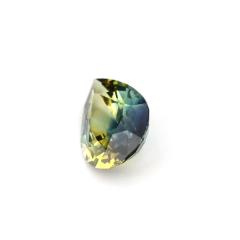 Nangi fine jewelry - teal sapphire gemstone in gold