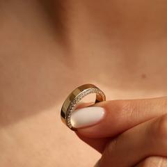 Nangi fine jewelry - lab-grown diamond ring in gold