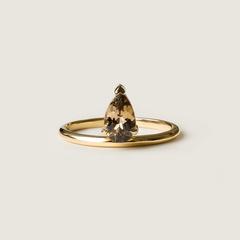 Nangi fine jewelry - champagne ring in yellow gold