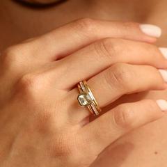 Nangi fine jewelry - yellow sapphire ring in yellow gold