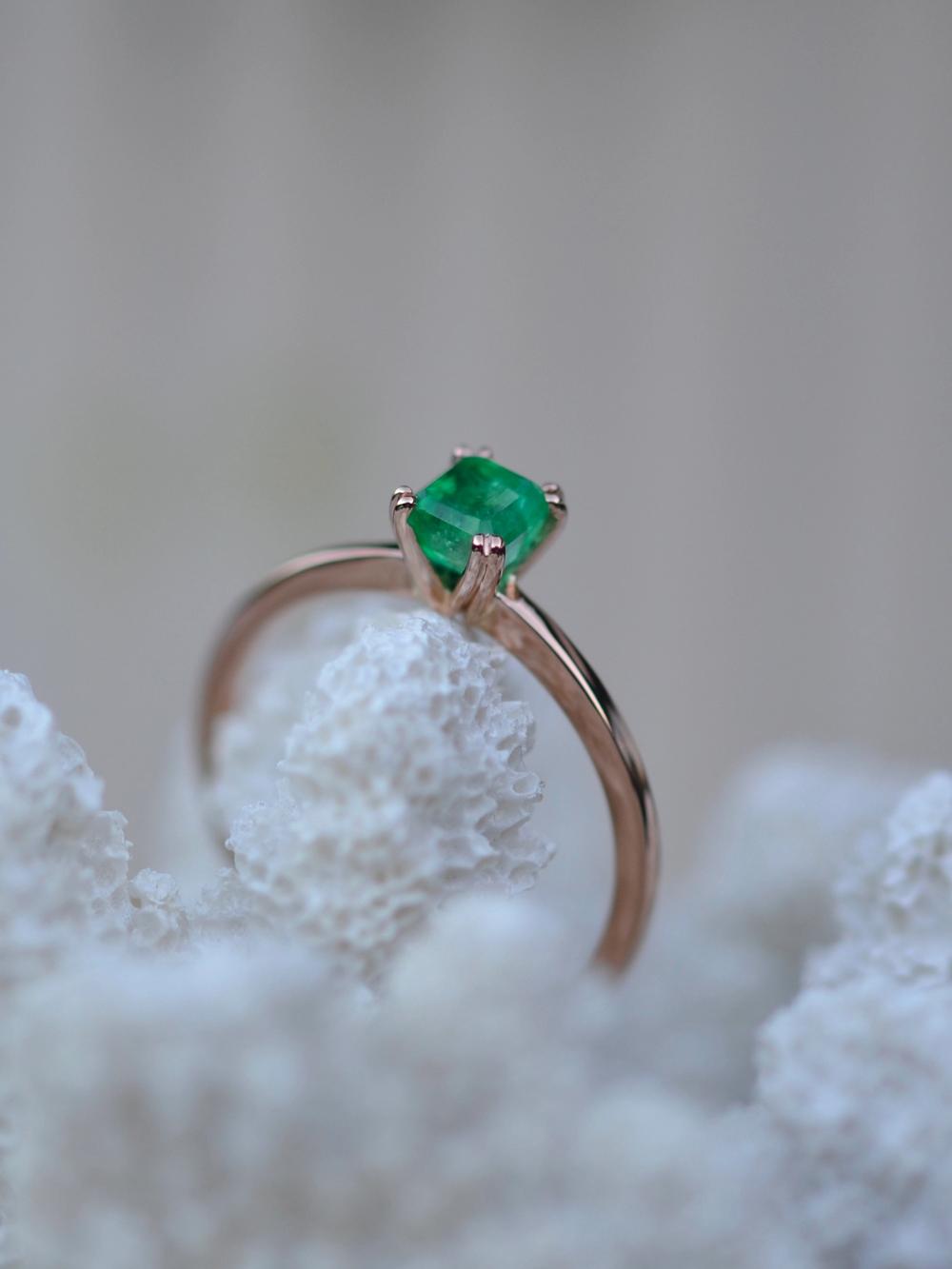 Emerald & Rose Gold