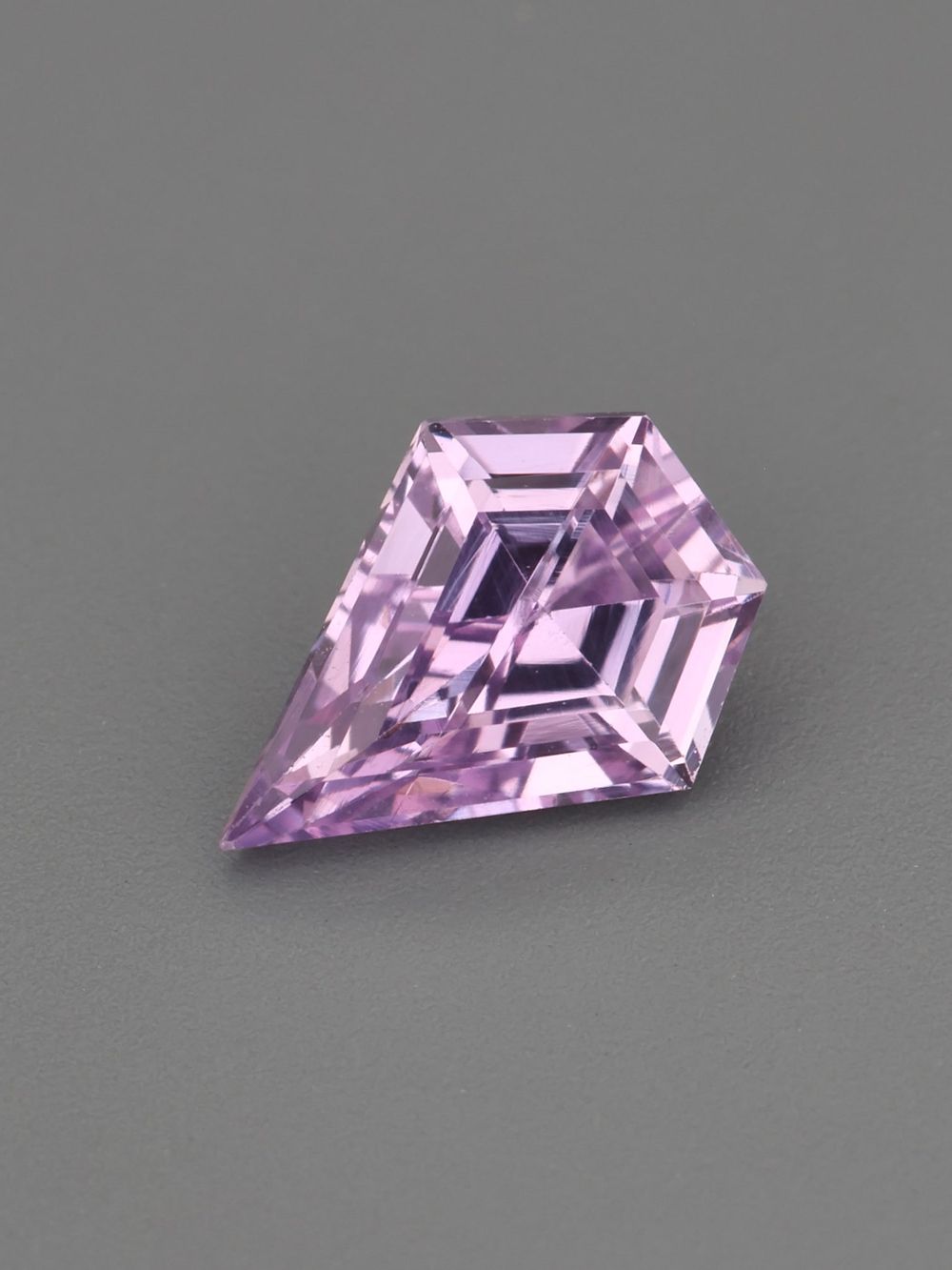 Violet Eclipse Sapphire — 0.62 ct Shield Cut