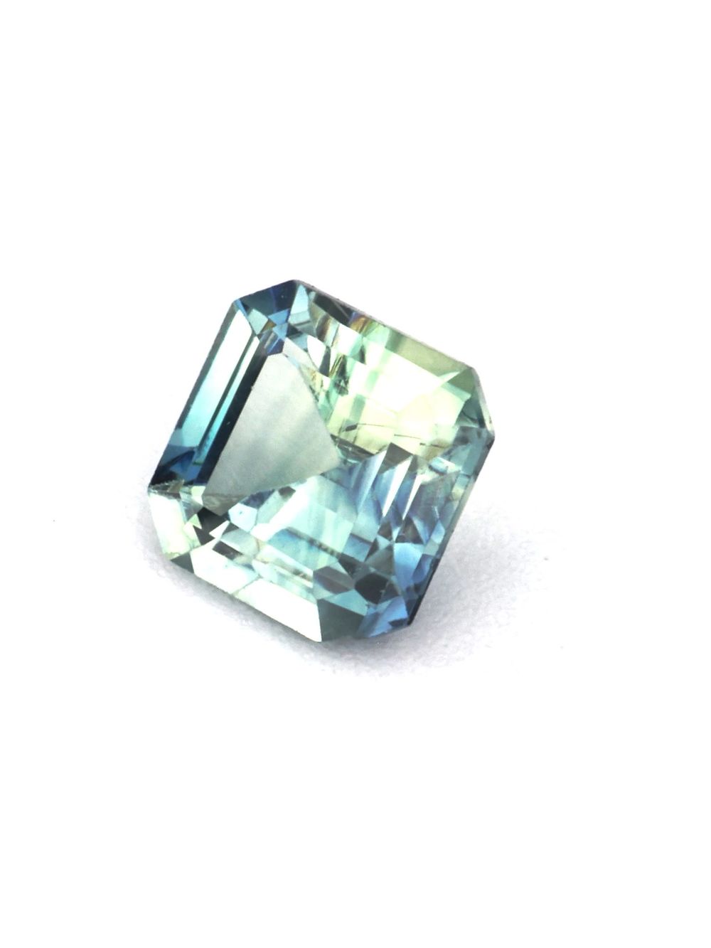 Glacier Lake Sapphire — 0.26 ct Asscher Cut