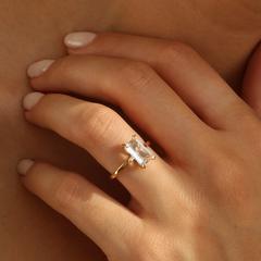 Nangi fine jewelry - yellow iolite ring in yellow gold