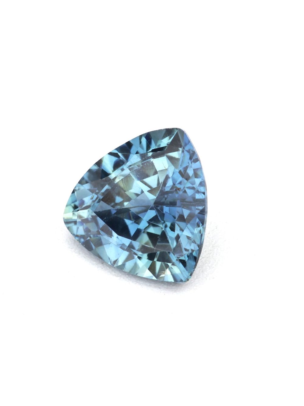 Tropical Ocean Sapphire — 0.46 ct Trillion Cut