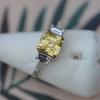 Nangi fine jewelry - yellow sapphire ring in white gold