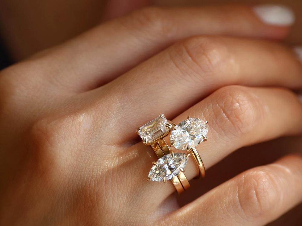 Nangi Labdyrket diamant forlovelsesring