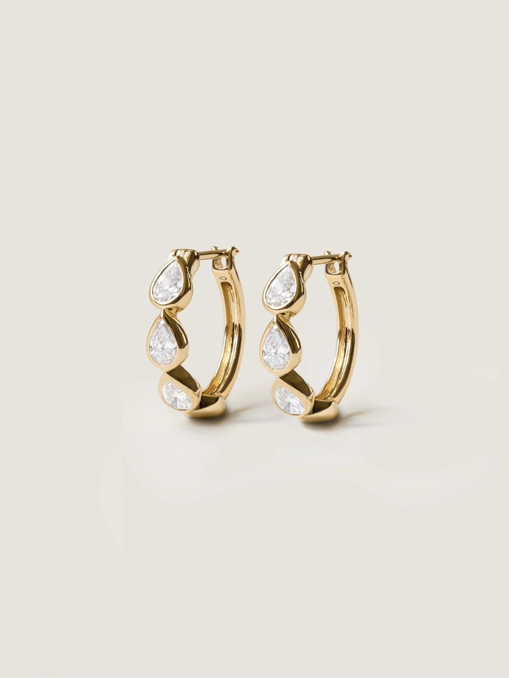 Serendip Diamond Hoops