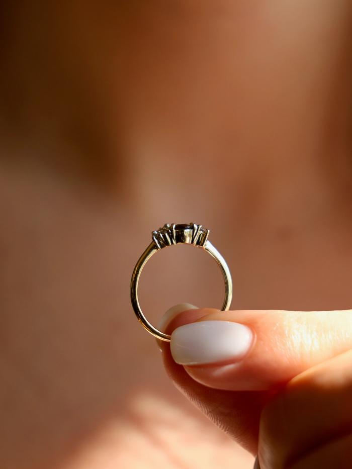 Nangi fine jewelry - green ring in gold