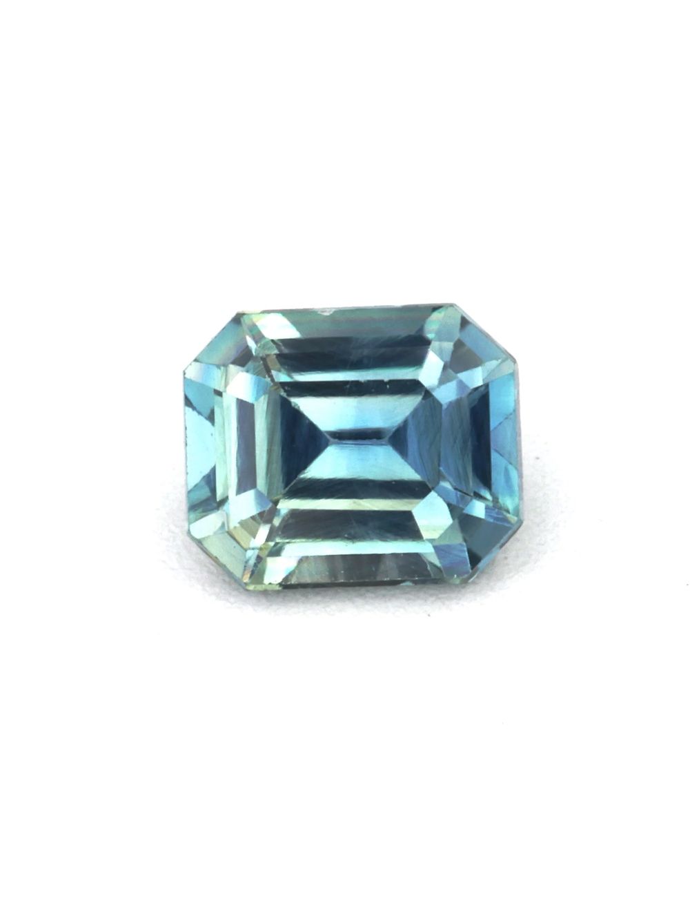 Lagoon Echo Sapphire — 0.33 ct Emerald Cut