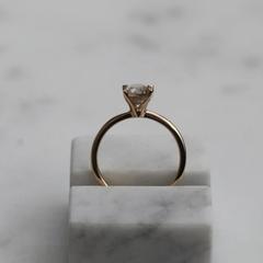 Nangi fine jewelry - brown tourmaline ring in yellow gold