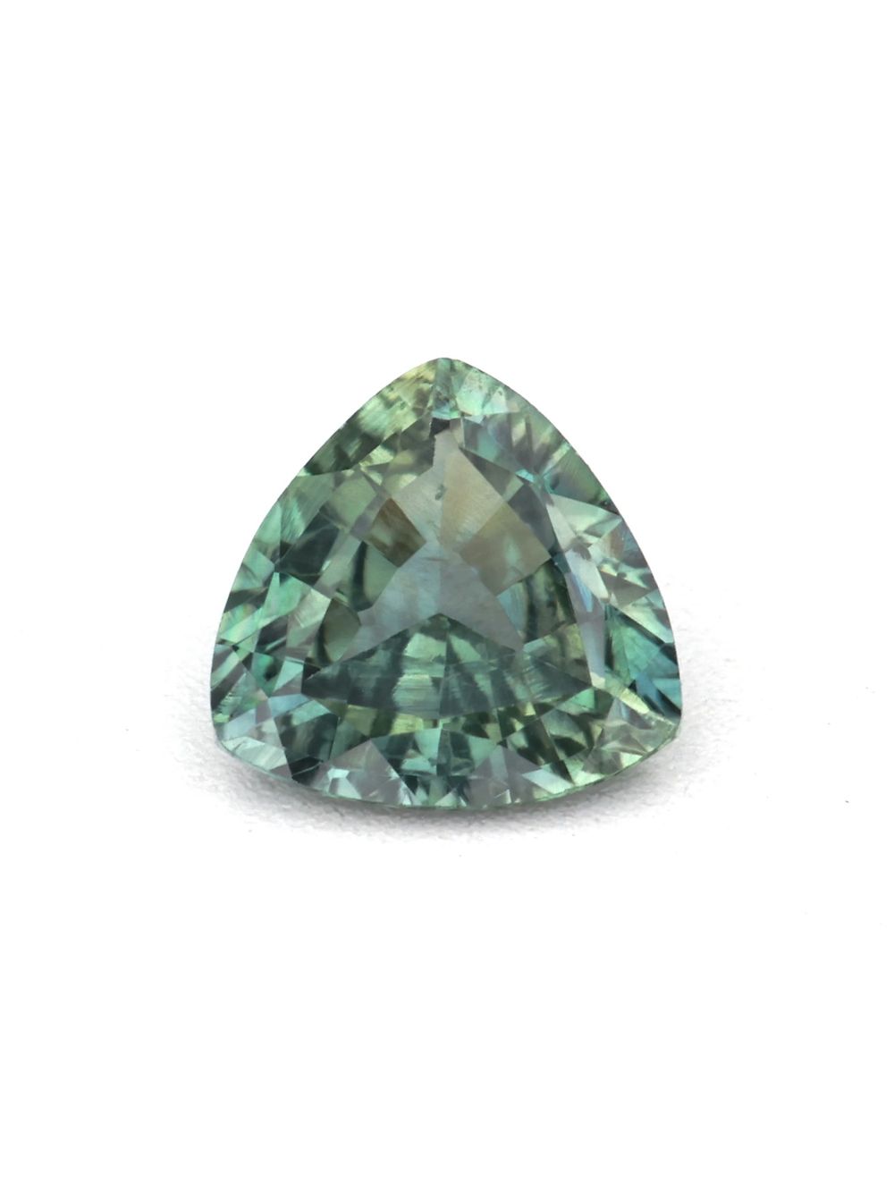 Green Horizon Sapphire — 0.36 ct Trillion Cut