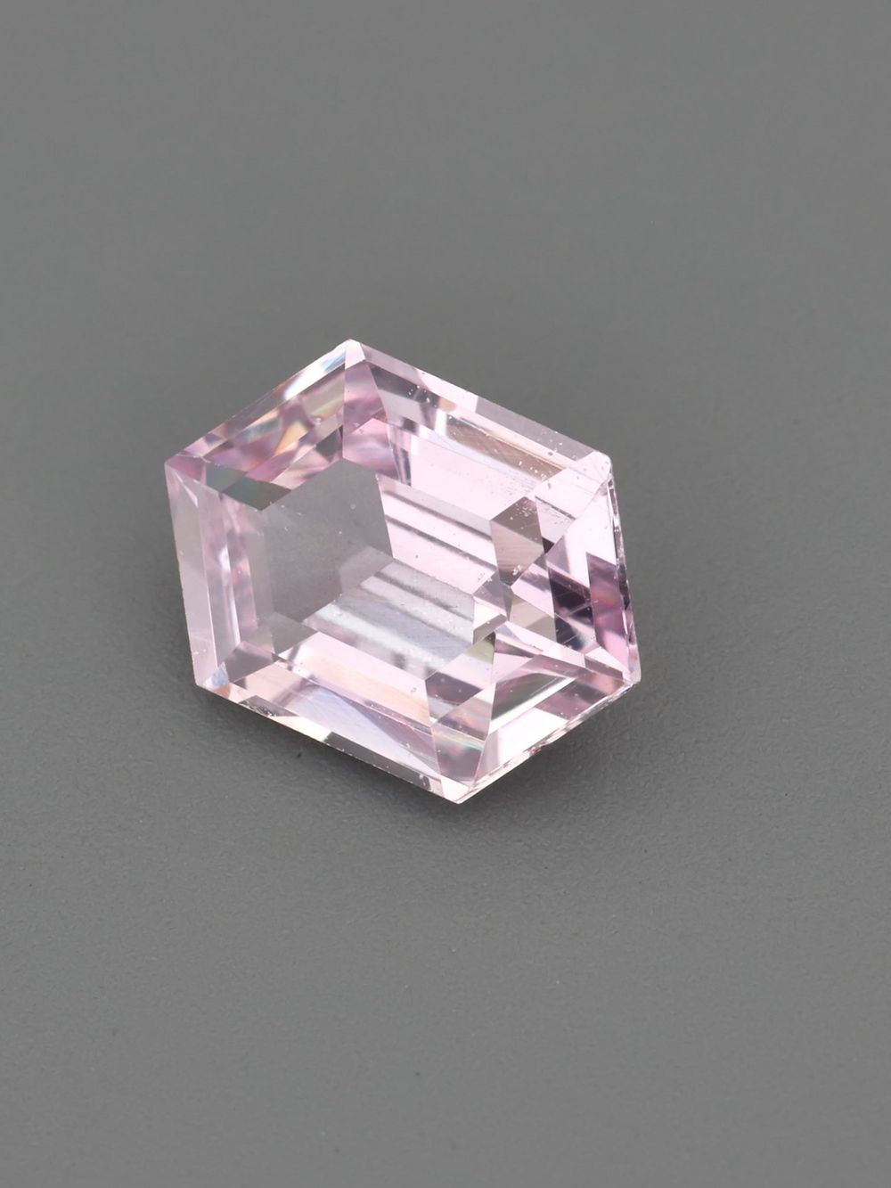 Sugar Blossom Sapphire — 0.66 ct Hexagon Cut