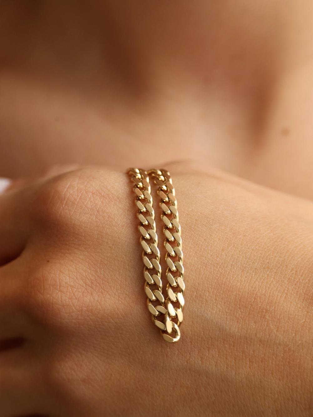 Gold Panther Chain Bracelet