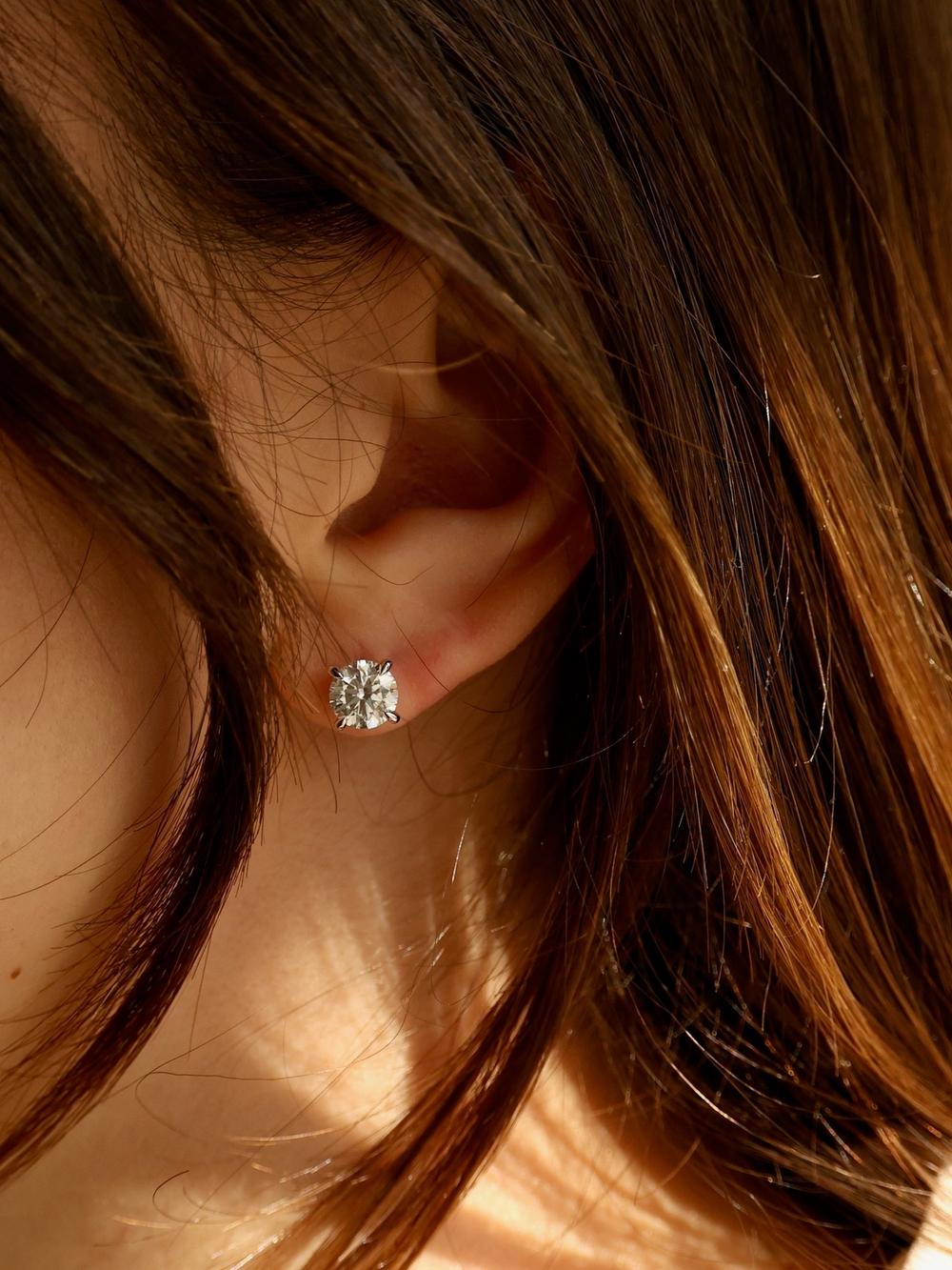 Brilliant Swan Earrings