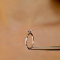 Nangi fine jewelry - pink tourmaline ring in white gold