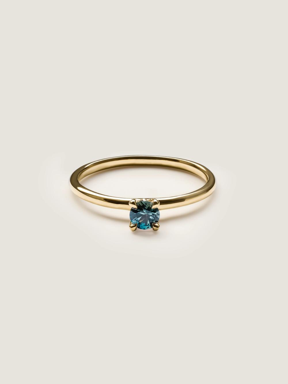 Coastal Baby Peacock & Yellow Gold
