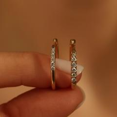 Nangi fine jewelry - white lab-grown diamond ring in gold