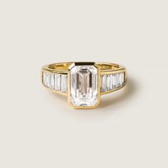 Nangi fine jewelry - white ring in gold