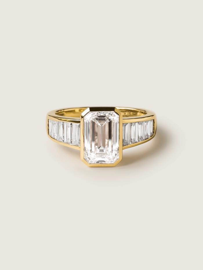 Nangi fine jewelry - white ring in gold