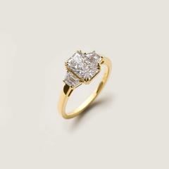 Nangi fine jewelry - white ring in gold