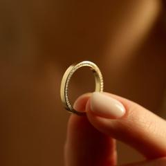 Nangi fine jewelry - white ring in gold
