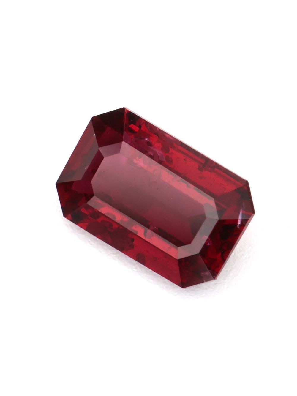 0.32 ct Unheated Royal Red Ruby, Elongated Emerald