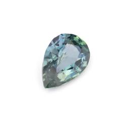 Nangi fine jewelry - teal / Peacock sapphire gemstone in gold