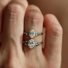Nangi fine jewelry - lab grown diamond ring in gold
