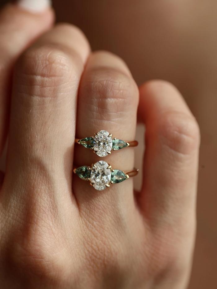 Nangi fine jewelry - lab grown diamond ring in gold
