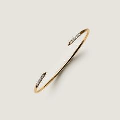 Nangi fine jewelry - white lab-grown diamond bracelet in gold