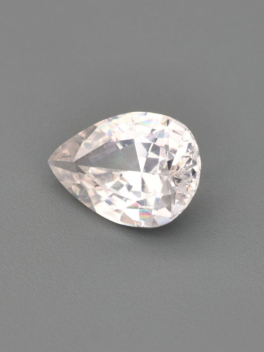 Soft Blossom Sapphire — 0.60 ct Pear Cut