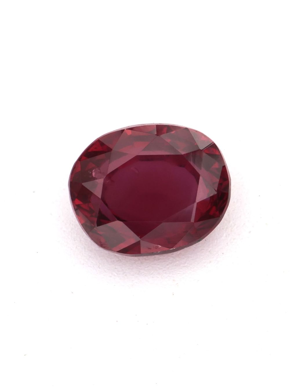 0.53 ct Unheated Royal Red Ruby, Oval