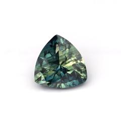 Nangi fine jewelry - teal / Peacock sapphire gemstone in gold