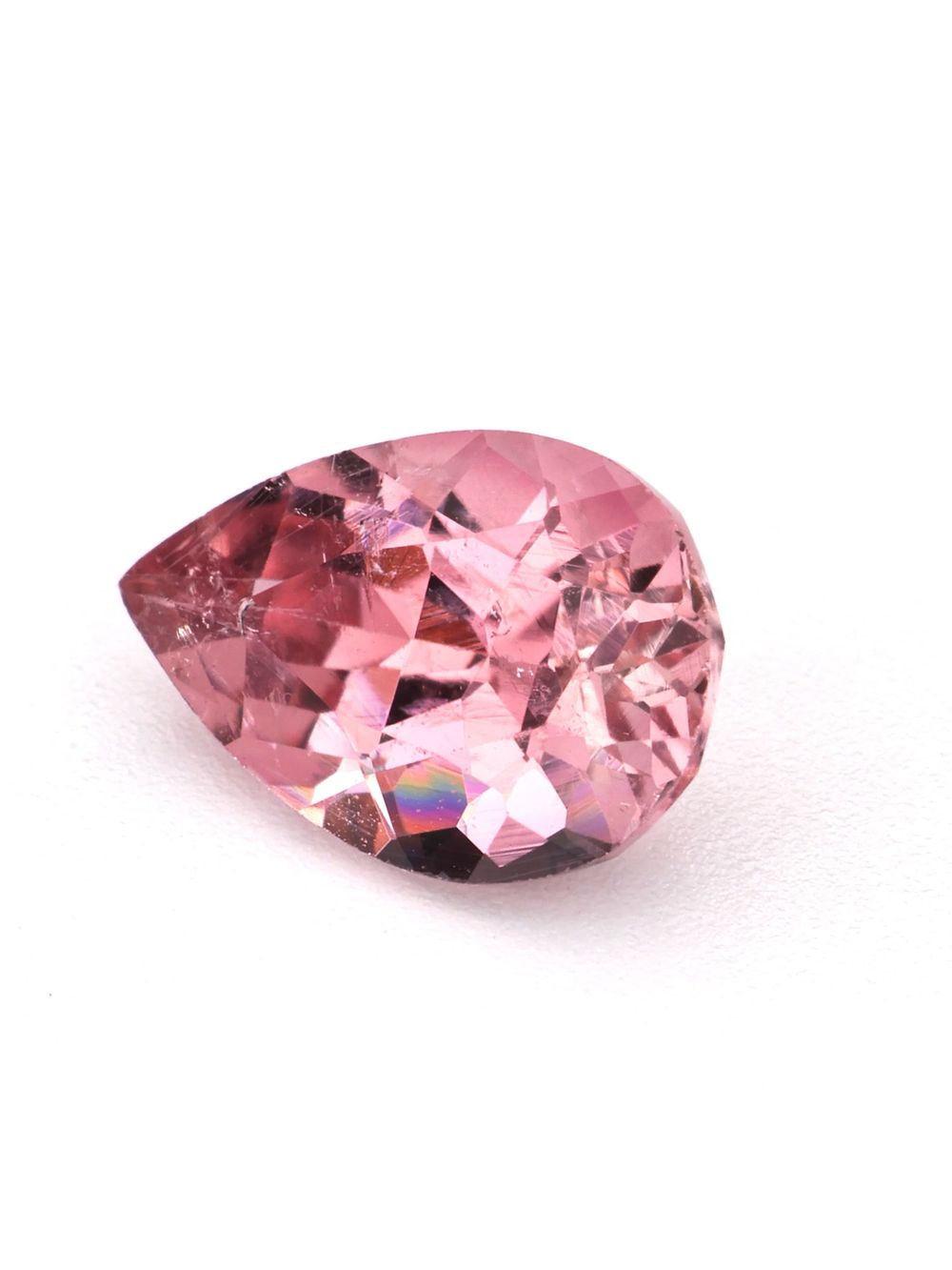 0.59 ct Cotton Blossom, Pear Cut Tourmaline