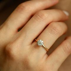 Nangi fine jewelry - white ring in gold