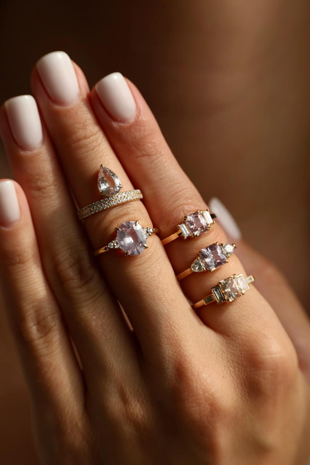 Custom Solig Gold Ring - Nangi