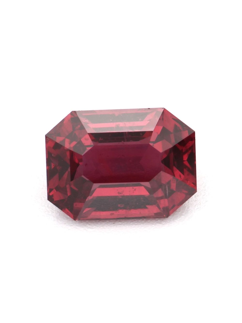  0.55 ct Unheated Royal Red Ruby, Elongated Emerald