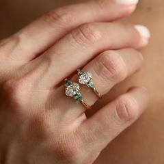 Nangi fine jewelry - lab grown diamond ring in gold