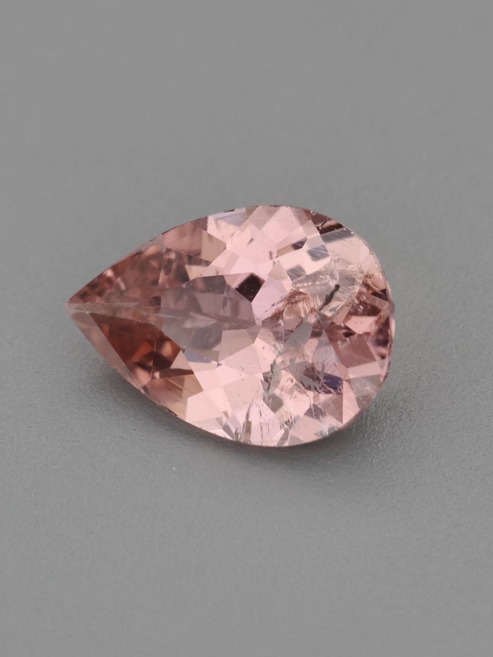 0.52 ct Blush Rose, Pear Cut Tourmaline