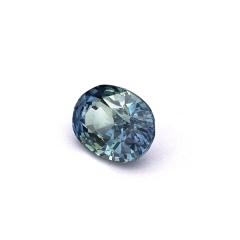 Nangi fine jewelry - teal / Peacock sapphire gemstone in gold