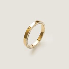 Nangi fine jewelry - white ring in gold