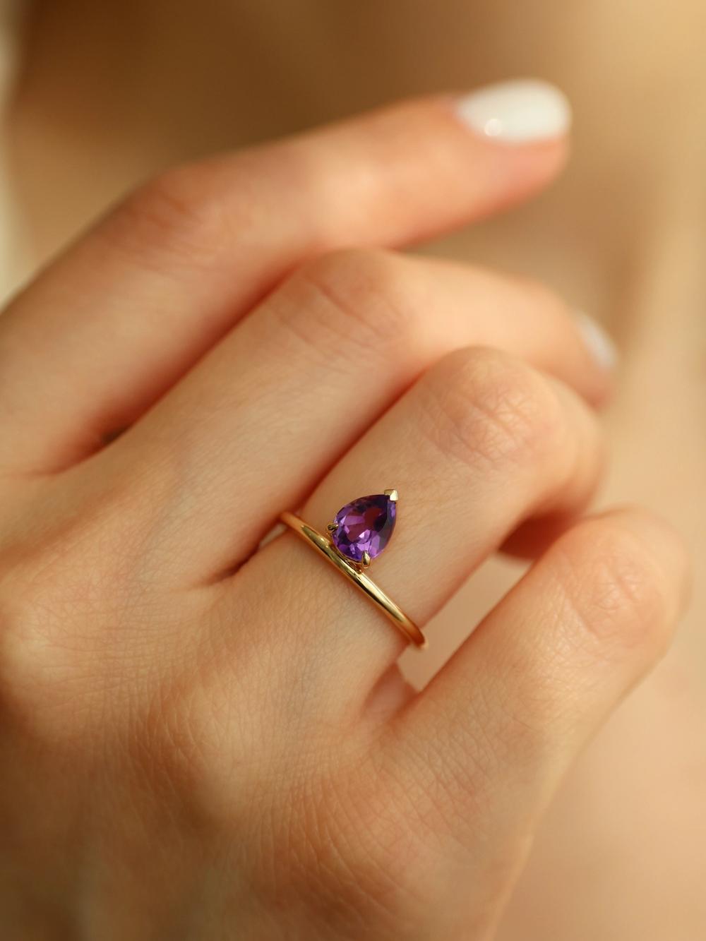 Drop Dead Gorgeous Amethyst Ring
