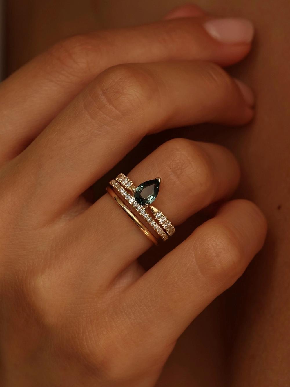 Drop Dead Gorgeous Oceanic Green Sapphire & Diamonds