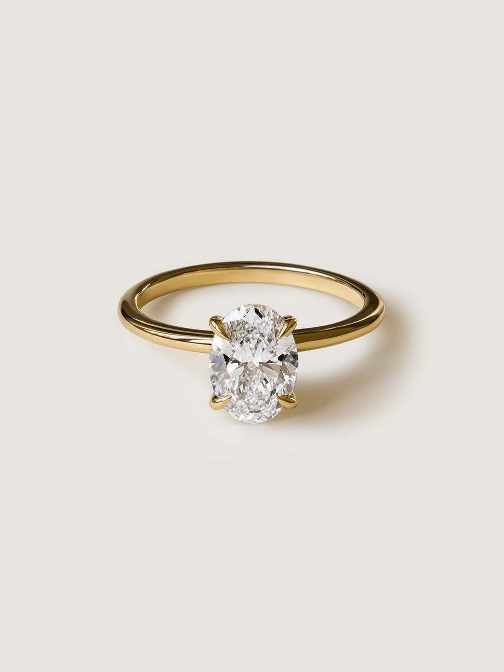 Swan Oval Diamond Ring – 1.50 Carat