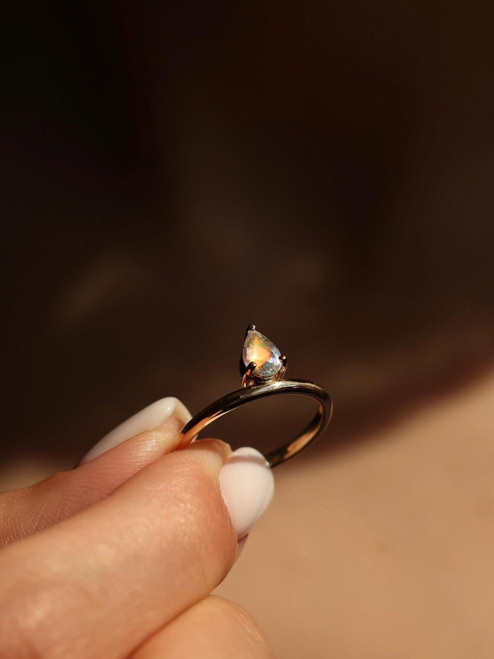 Drop Dead Rainbow Moonstone