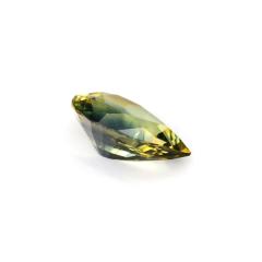 Nangi fine jewelry - teal sapphire gemstone in gold